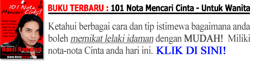 Buku Nota Cinta Razzi Rahman