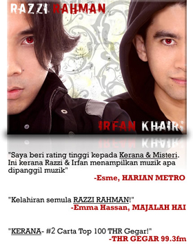 Album Razzi Rahman & Irfan Khairi